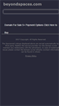 Mobile Screenshot of beyondspaces.com